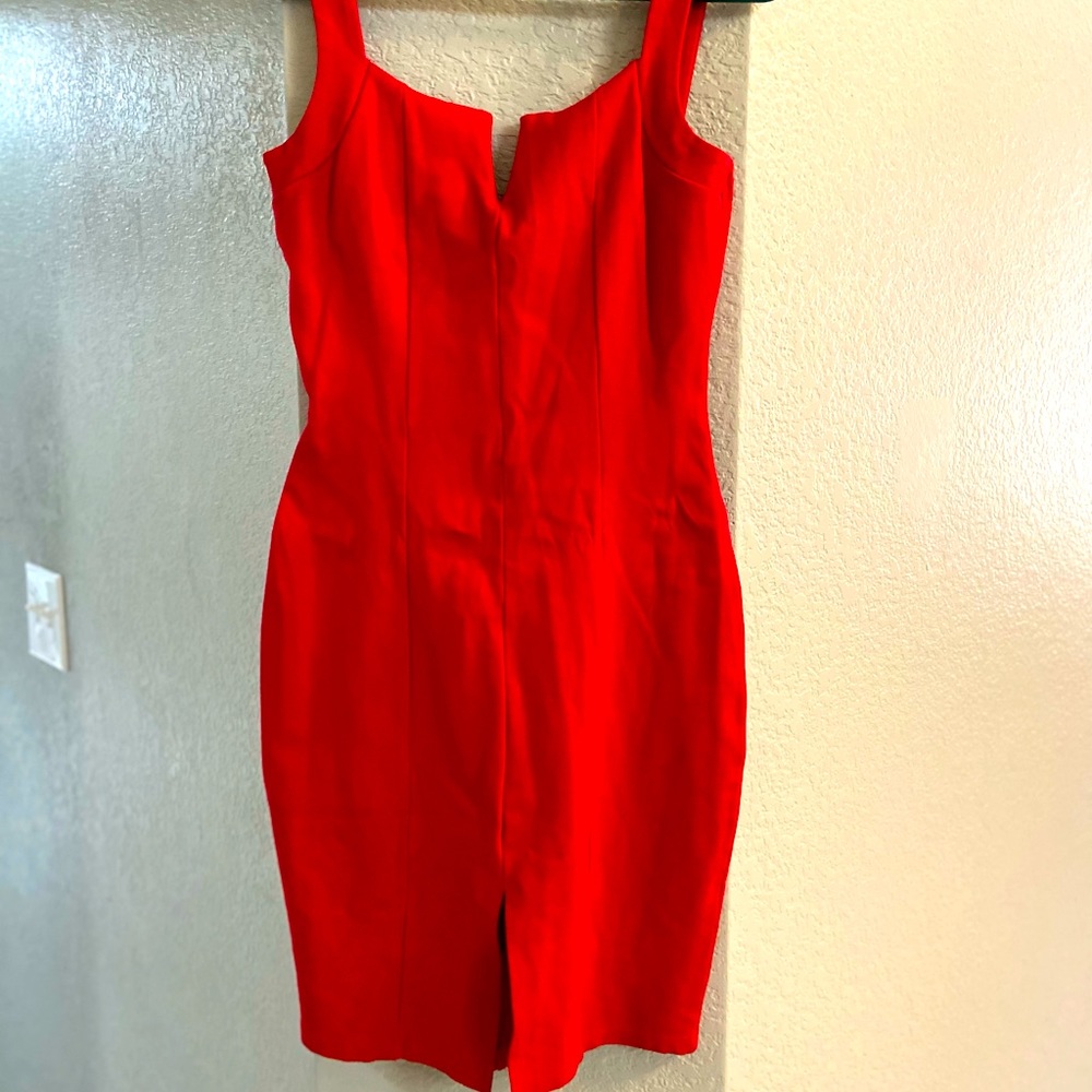 Red dress